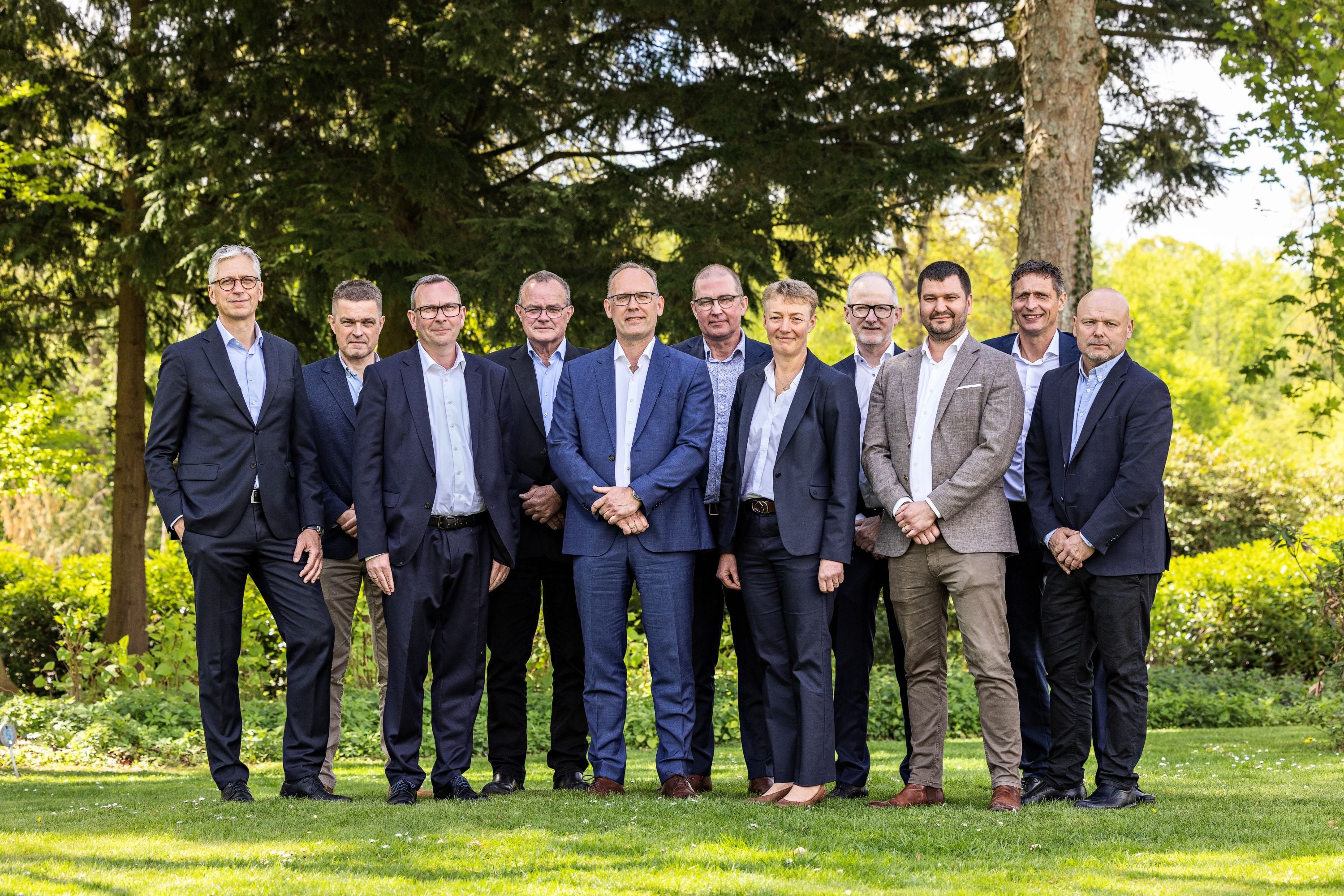 A picture of the new board of directors elected in May of 2026.